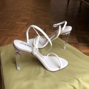 Strappy Clear Acrylic Heels